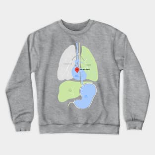 You made it into my heart... Crewneck Sweatshirt